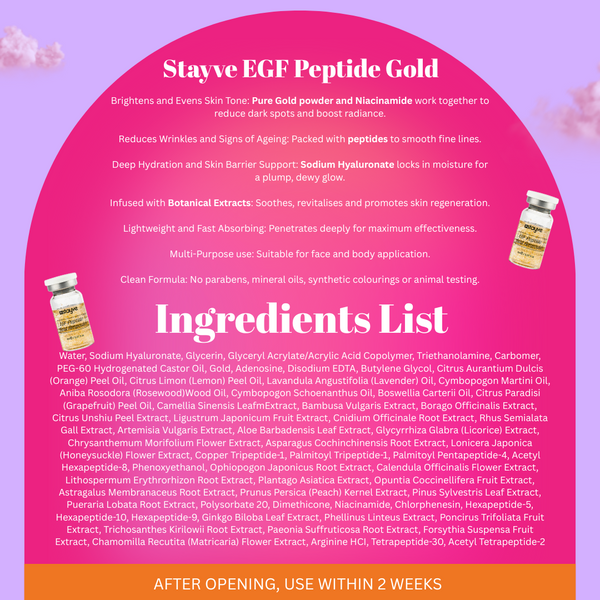 Stayve Booster Peptide Gold Ampoule