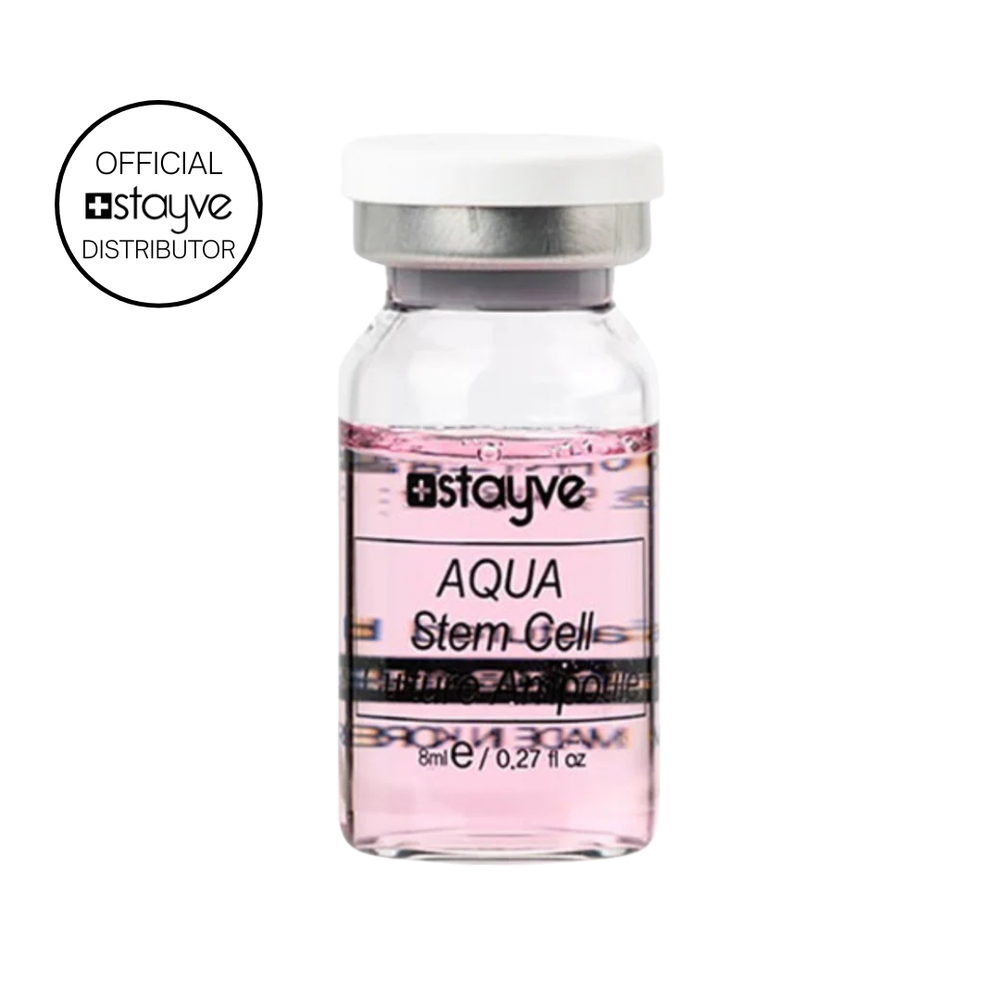 Stayve Aqua Stem Cell Culture Ampoule – hydrating microneedling booster – UK Stayve supplier