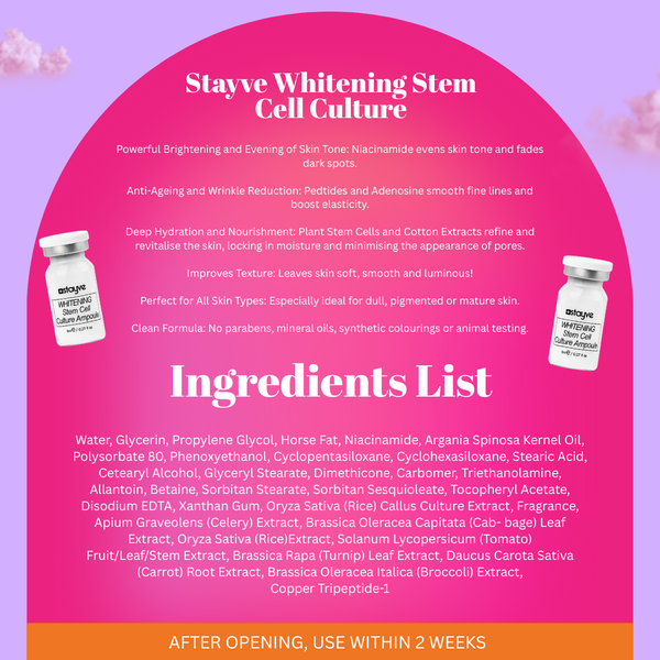 Stayve Whitening Stem Cell Culture Ampoule